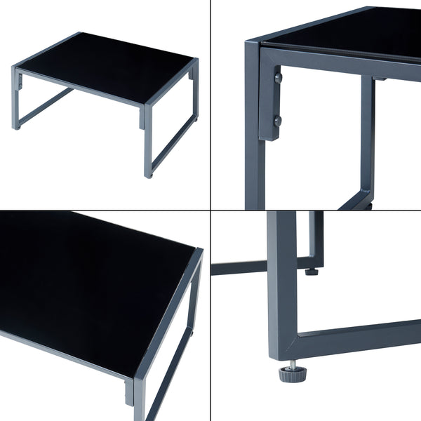 Set Salottino per Esterno Karg Divano Modulare a 3 pezzi e Tavolino casa.pro 