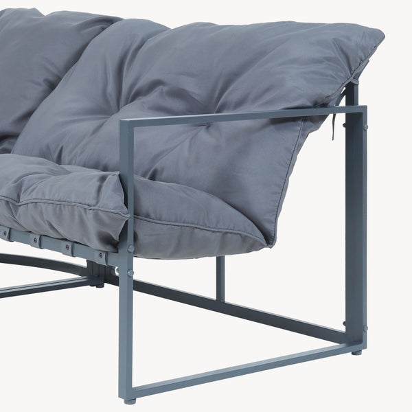 Set Salottino per Esterno Karg Divano Modulare a 3 pezzi e Tavolino casa.pro 
