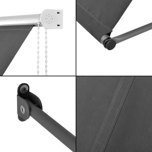 Tenda da Sole per Balcone e Finestre Parasole da Parete pro.tec