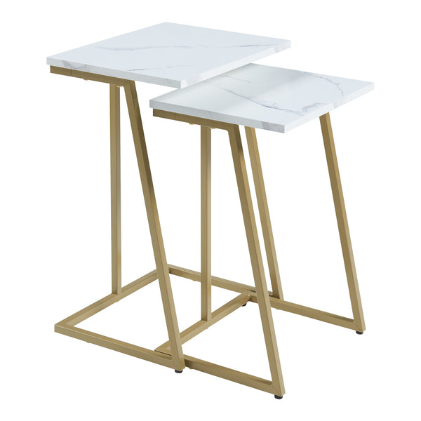 Tavolino Salem set da 2 [en.casa]