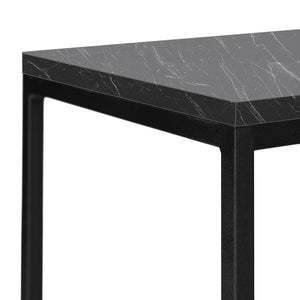 Tavolo a Consolle 'Kittilä' Mobile da Ingresso con Telaio in Metallo Nero e Piano Truciolare in Vari Colori [en.casa]
