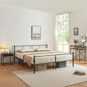 Letto in metallo Laos in varie misure Nero [en.casa] - premiumXL