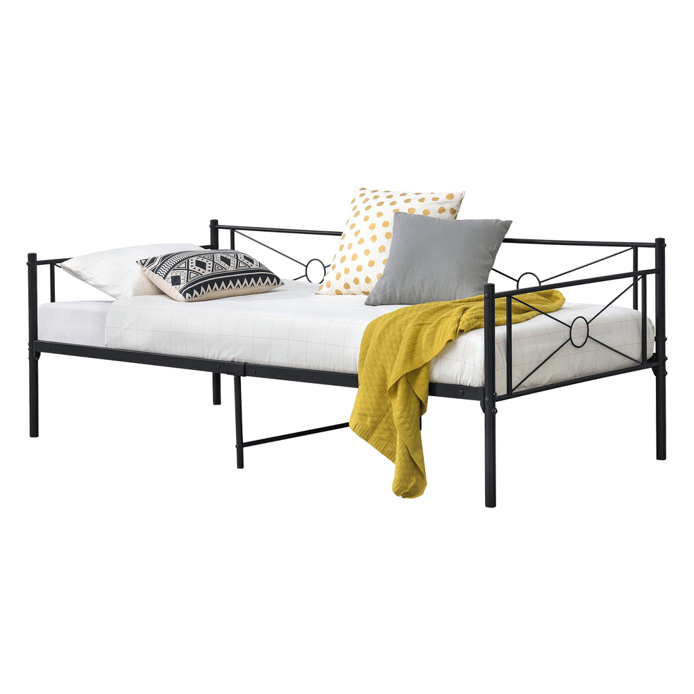 Struttura Divano a 2-3 Posti di Seduta Letto Singolo in Acciaio 90 x 200 cm Sofa Decorativa in Metallo - Vari Colori