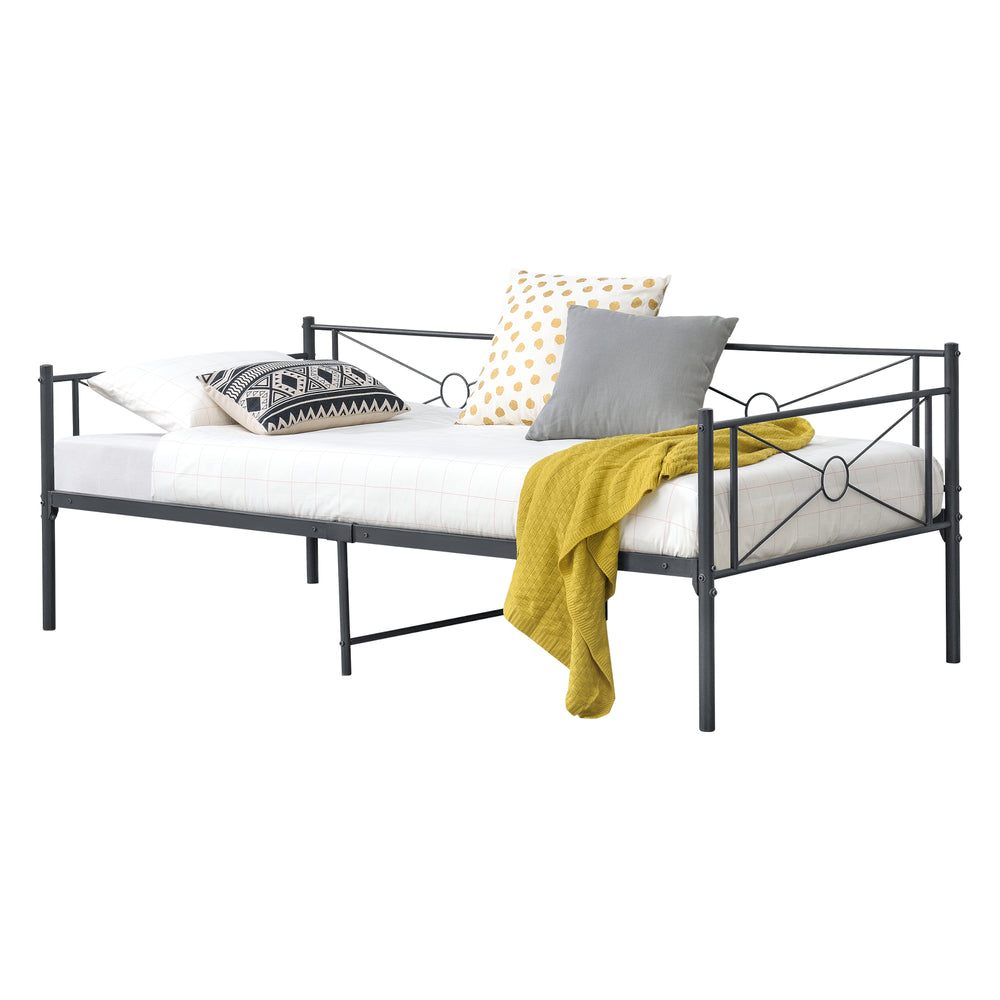 Struttura Divano a 2-3 Posti di Seduta Letto Singolo in Acciaio 90 x 200 cm Sofa Decorativa in Metallo - Vari Colori