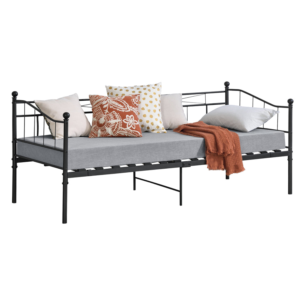 Letto in metallo Arjeplog 90x200 cm fino a 150 kg vari colori en.casa - premiumXL