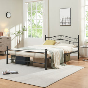 Letto in metallo Florenz in diversi colori e misure [en.casa] - premiumXL