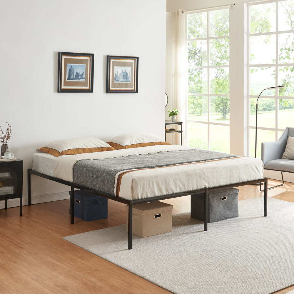 Letto in metallo Vårdö [en.casa]