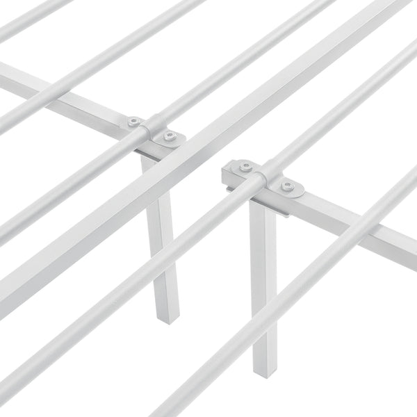 Letto in metallo Hanko in varie misure Bianco en.casa