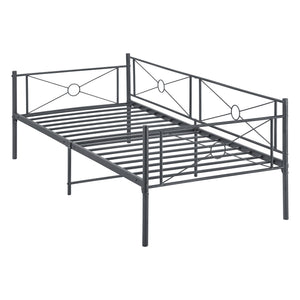 Struttura Divano a 2-3 Posti di Seduta Letto Singolo in Acciaio 90 x 200 cm Sofa Decorativa in Metallo - Vari Colori