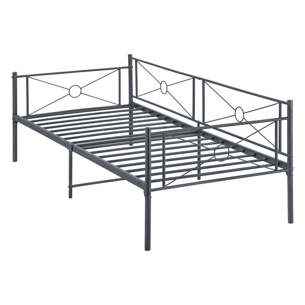 Struttura Divano a 2-3 Posti di Seduta Letto Singolo in Acciaio 90 x 200 cm Sofa Decorativa in Metallo - Vari Colori