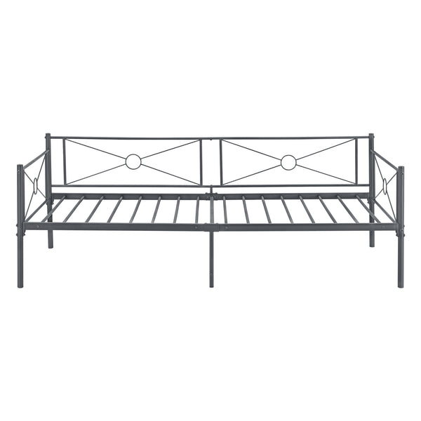 Struttura Divano a 2-3 Posti di Seduta Letto Singolo in Acciaio 90 x 200 cm Sofa Decorativa in Metallo - Vari Colori