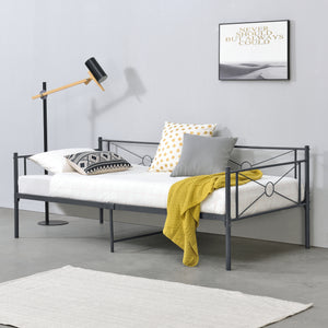 Struttura Divano a 2-3 Posti di Seduta Letto Singolo in Acciaio 90 x 200 cm Sofa Decorativa in Metallo - Vari Colori