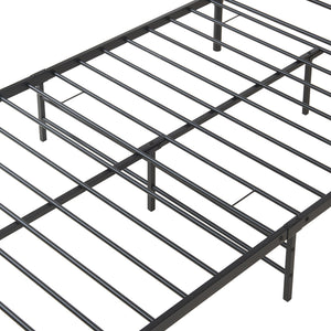 Letto Piazza e Mezza Florenz in Acciaio con Testiera Alta Decorativa 120 x 200 cm [en.casa]