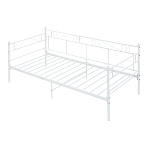 Letto in metallo Granada 90x200 cm acciaio [en.casa]