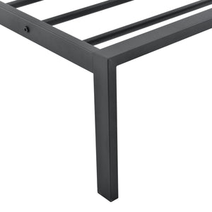 Letto in metallo Imatra acciaio nero [en.casa]