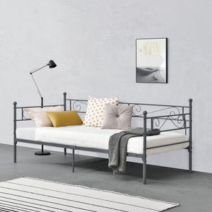 Struttura Divano Kerava in Acciaio Letto Singolo 90 x 200 cm - Vari Colori [en.casa]