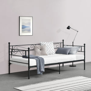 Struttura Divano Kerava in Acciaio Letto Singolo 90 x 200 cm - Vari Colori [en.casa]