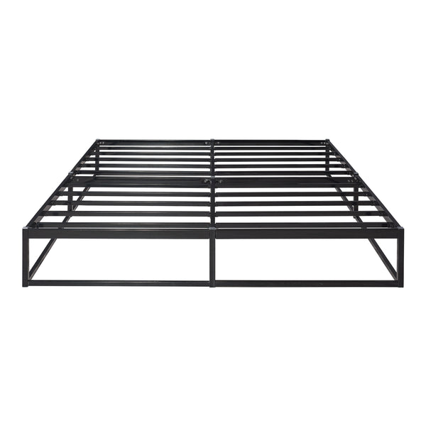 Letto Trerunta con Materasso - Acciaio Nero [en.casa] 
