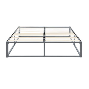 Letto in metallo Creta con materasso in schiuma fredda in vari colori e dimensioni [en.casa]