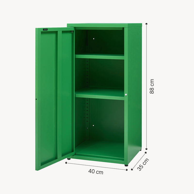 Schizzo in scala Armadio a Colonna Burlöv in Metallo Mobile per Archivio 88 x 40 x 35 cm - Vari Colori [en.casa] 