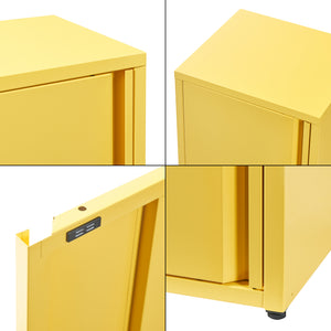 Armadio a Colonna Burlöv in Metallo Mobile per Archivio 88 x 40 x 35 cm - Vari Colori [en.casa] 