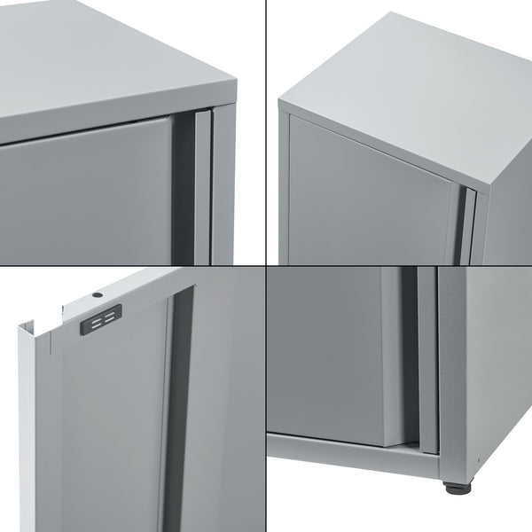 Armadio a Colonna Burlöv in Metallo Mobile per Archivio 88 x 40 x 35 cm - Vari Colori [en.casa] 