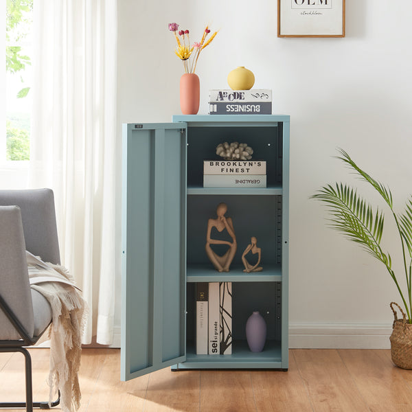 Armadio a Colonna Burlöv in Metallo Mobile per Archivio 88 x 40 x 35 cm - Vari Colori [en.casa] 