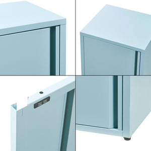 Armadio a Colonna Burlöv in Metallo Mobile per Archivio 88 x 40 x 35 cm - Vari Colori [en.casa] 