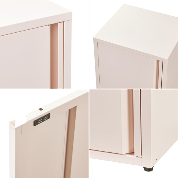 Armadio a Colonna Burlöv in Metallo Mobile per Archivio 88 x 40 x 35 cm - Vari Colori [en.casa] 