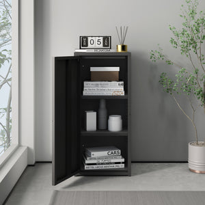 Armadio a Colonna Burlöv in Metallo Mobile per Archivio 88 x 40 x 35 cm - Vari Colori [en.casa] 