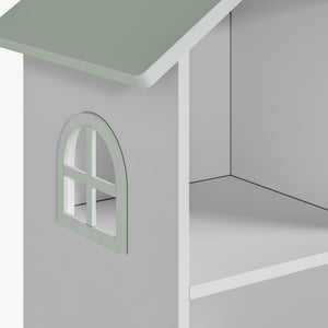 Libreria Vipsali per Cameretta a Forma di Casa 107 x 83 x 30 cm [en.casa]