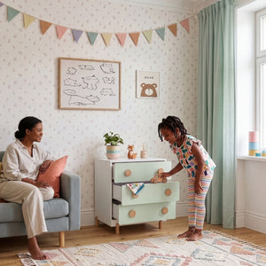 Cassettiera Vaarentaa per Cameretta [en.casa]