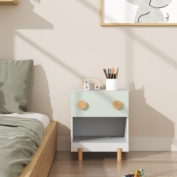 Comodino per Cameretta Vaarentaa 47x40x35 cm [en.casa]