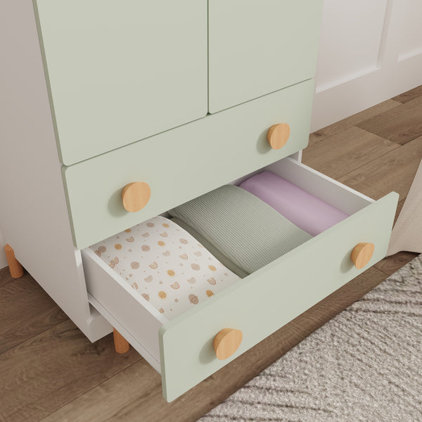 Armadio per Cameretta Vaarentaa a 2 Ante [en.casa] 