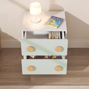 Comodino per Cameretta Vaarentaa 47x40x35 cm [en.casa]