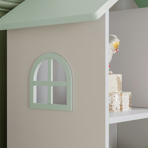Libreria Vipsali per Cameretta a Forma di Casa 107 x 83 x 30 cm [en.casa]