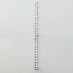 Portabottiglie Pensile da Vino in Vari Misure Supporto in Acciaio per 6/12/24 Bottiglie Cantinetta da Parete in Metallo Scaffale per Bottiglie da Vino