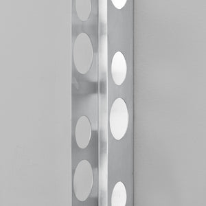 Portabottiglie Pensile da Vino in Vari Misure Supporto in Acciaio per 6/12/24 Bottiglie Cantinetta da Parete in Metallo Scaffale per Bottiglie da Vino