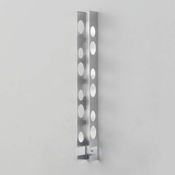 Portabottiglie Pfalz in acciaio inox en.casa