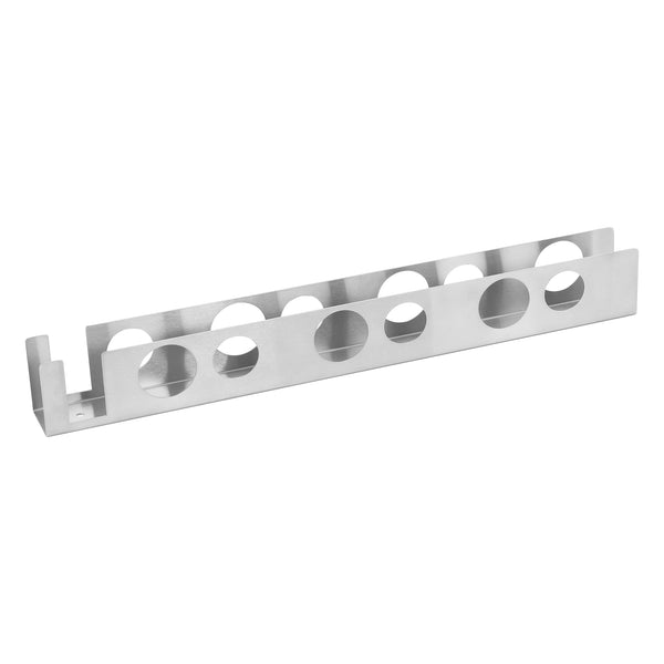 Portabottiglie Pfalz in acciaio inox en.casa