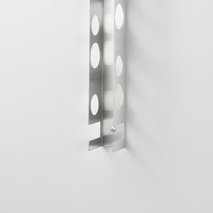 Portabottiglie Pfalz in acciaio inox en.casa