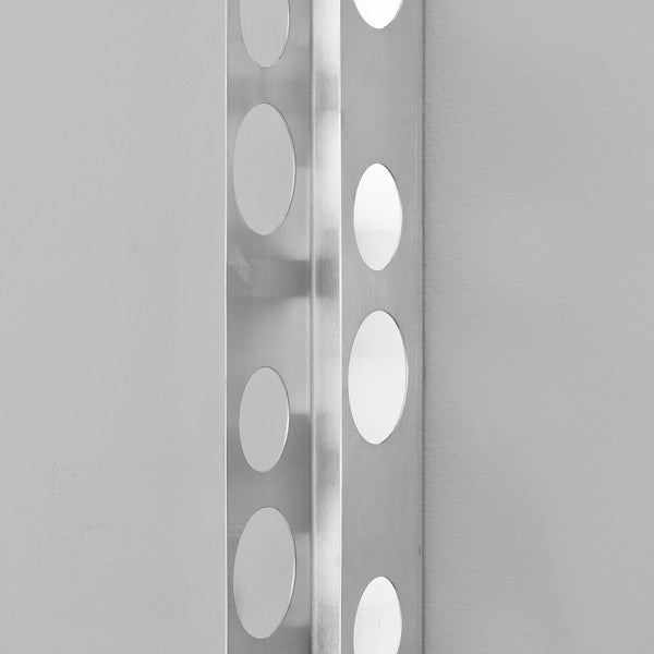 Portabottiglie Pfalz in acciaio inox en.casa