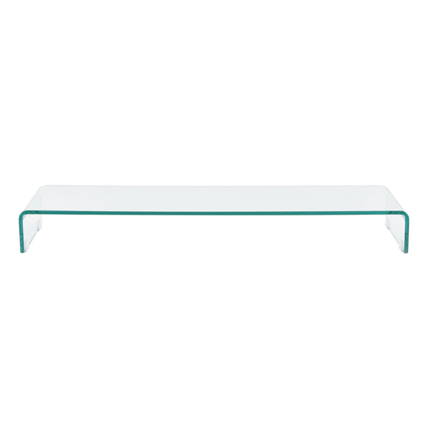 Supporto di Rialzo Monitor/TV/PC Portatile Mobile in Vetro Base per Schermi