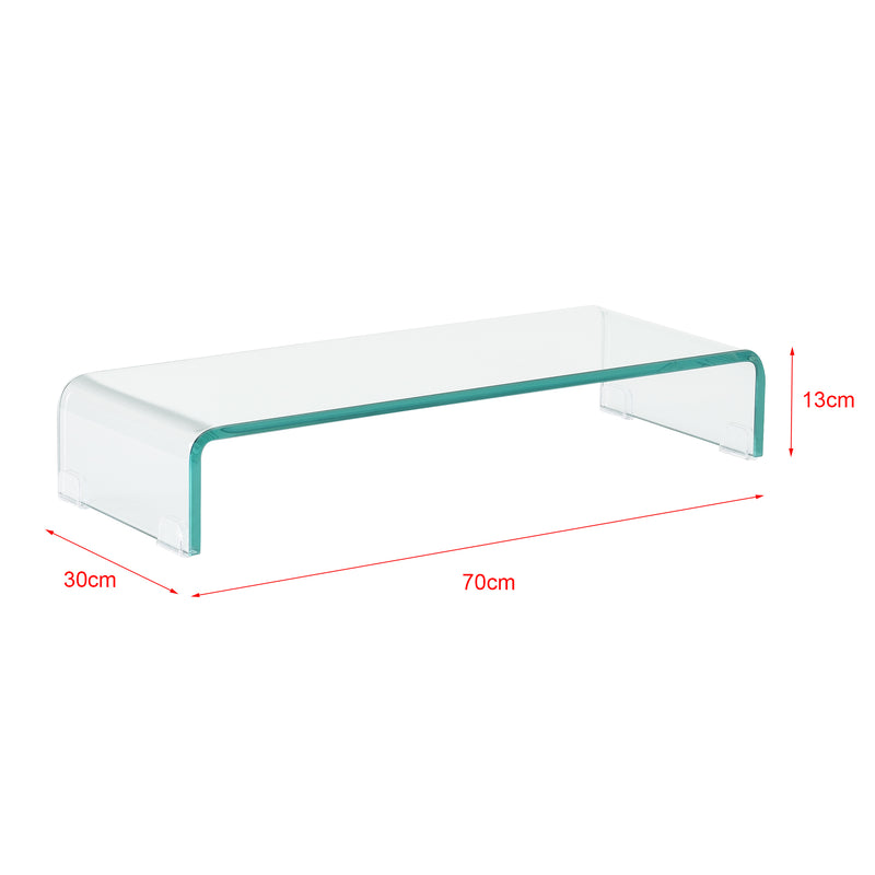 Schizzo in scala Supporto di Rialzo Monitor/TV/PC Portatile Mobile in Vetro Base per Schermi