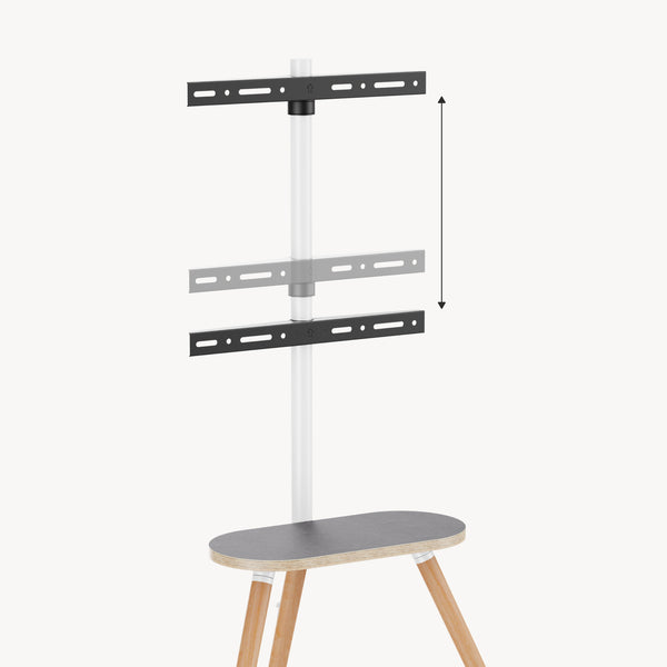 Supporto TV Valle con ripiano [pro.tec]