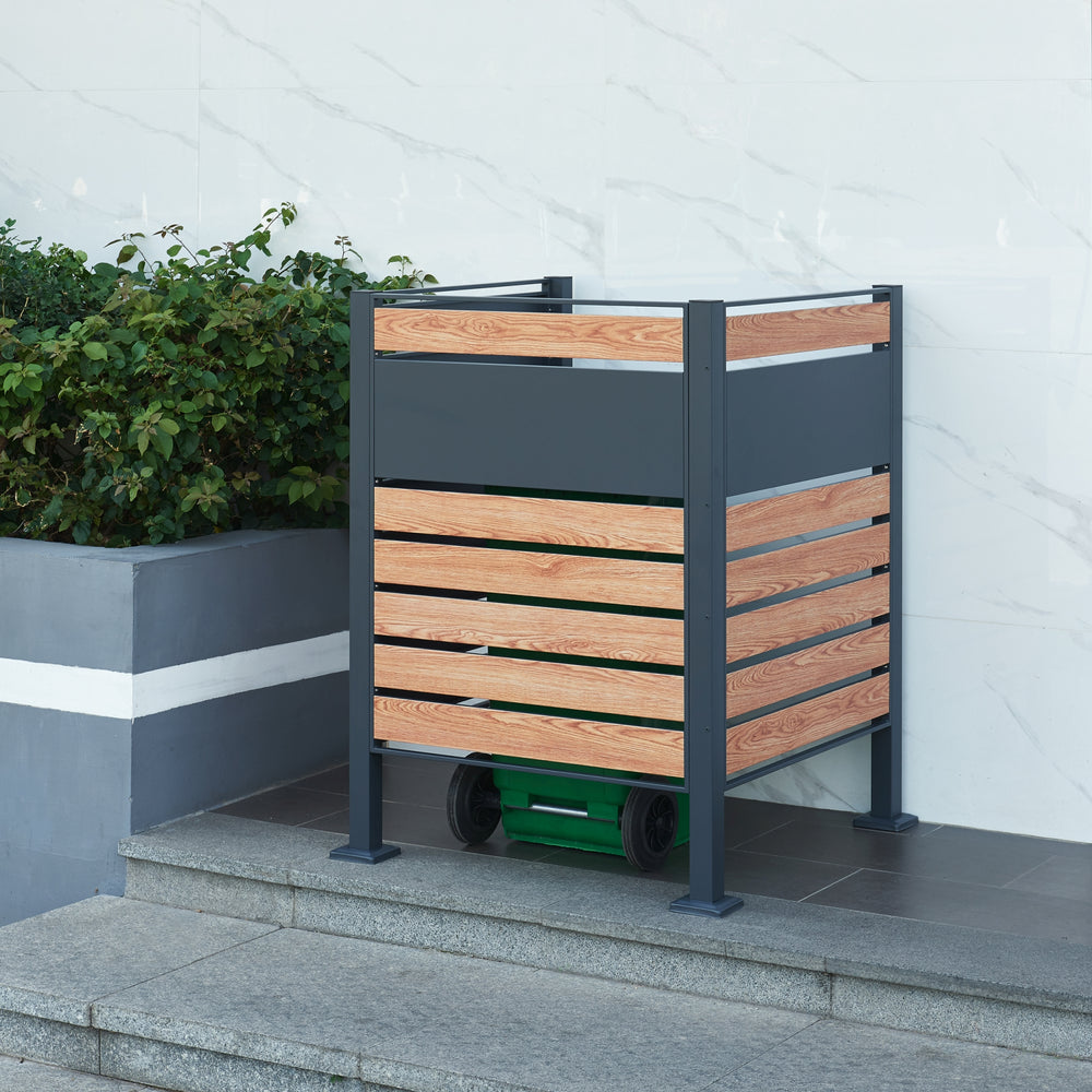 Mülltonnenzaun Uusikaupunki [en.casa] - premiumXL