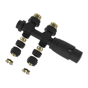 Kit Gloppen Valvole Termostatiche Multiblock per Termoarredi Bitubi - Vari Colori [neu.haus] 