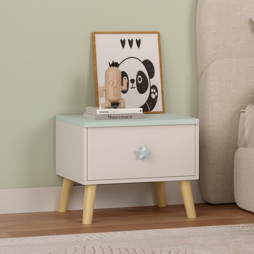 Comodino per bambini Sandnes 31x38x30 cm [en.casa]