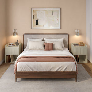 Comodino Nand con Cassetto e Vano Aperto 55x49x39 [en.casa] 