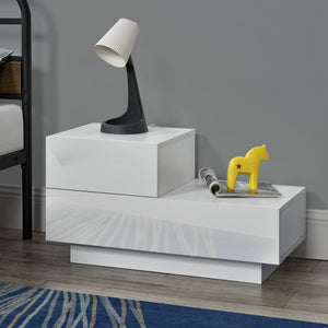 Comodino Sebokeng con 2 Cassetti [en.casa] 